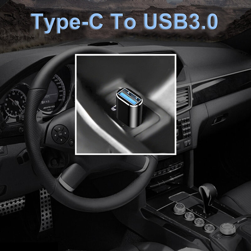 Baicun USB 3.0 Type-C OTG Bộ Chuyển Đổi Loại C Nam Để USB Nữ USB C Chuyển Đổi Đối Với Macbook Xiaomi samsung S20 USBC OTG Kết Nối