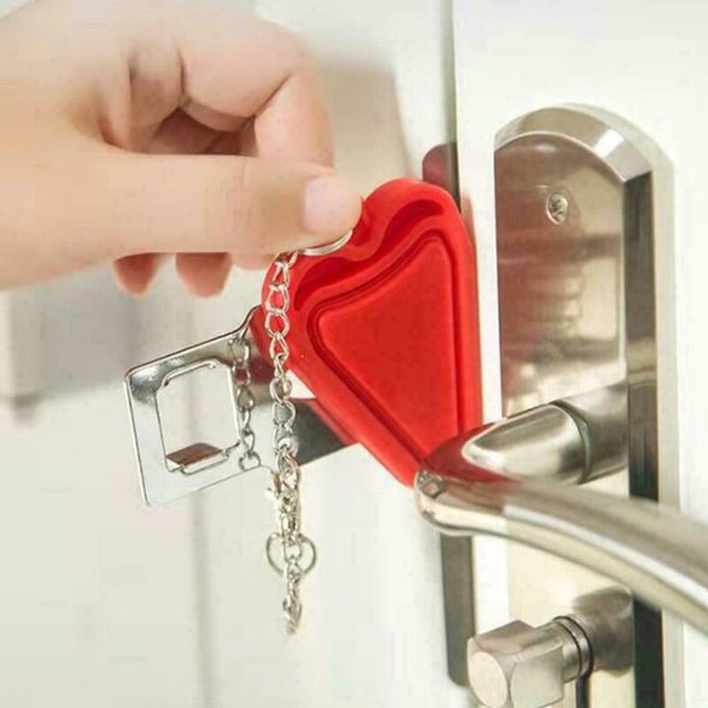 قفل باب محمول قفل مزدوج قفل الأمان قفل الباب قفل إضافي داخل خزانة بباب الأمن