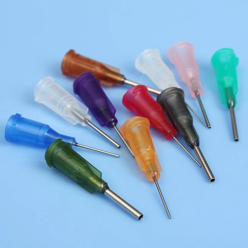 Botella dispensadora de aguja de polietileno transparente, dispensador de resina para soldadura, pasta de flujo + 11 agujas, 30ml, novedad