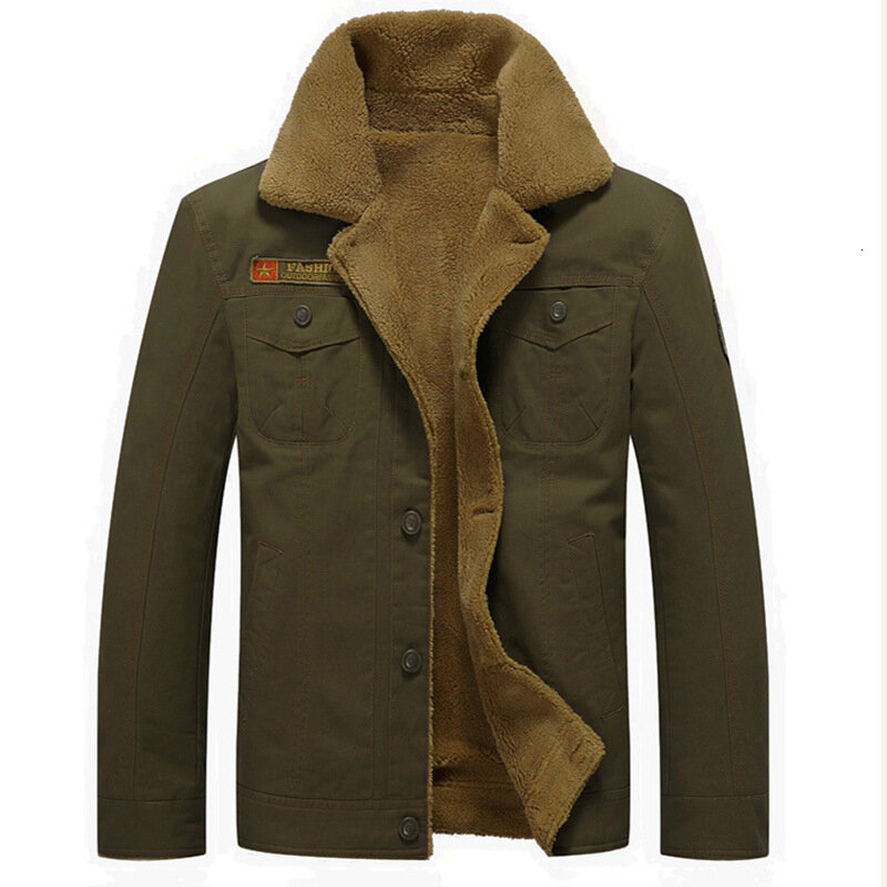 Jaqueta masculina grossa de inverno, acolchoada com algodão, roupas masculinas soltas com código urbanas