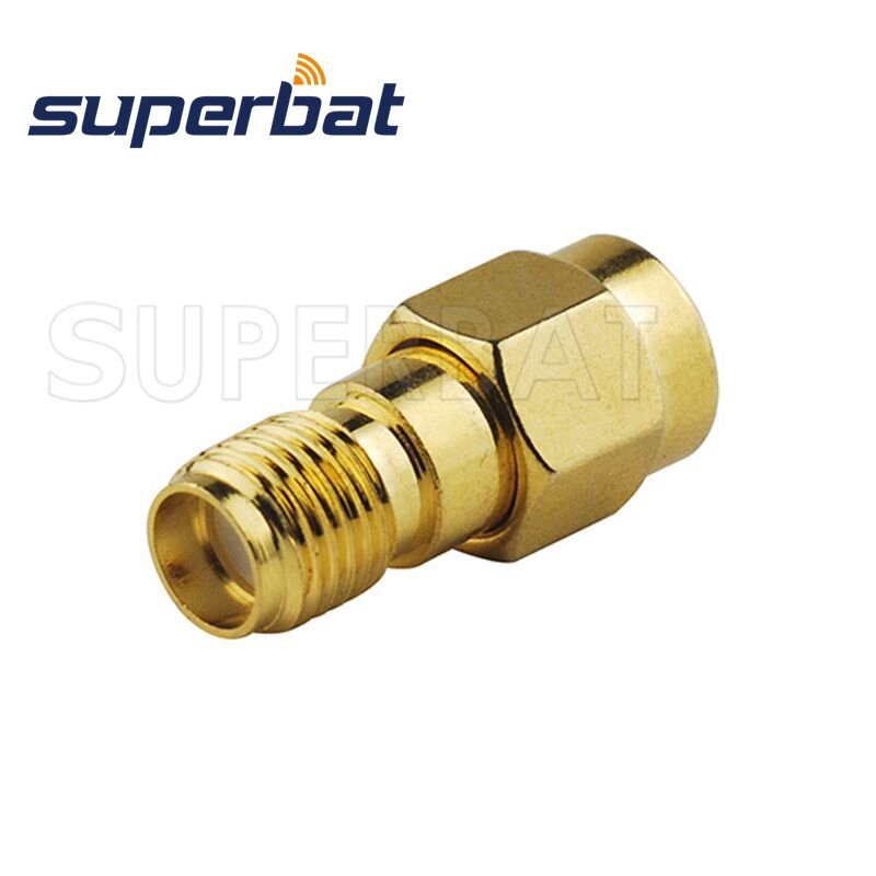 Superbat SMA-SMA Adapter SMA Male to Female Straight RF Coaxial Connector