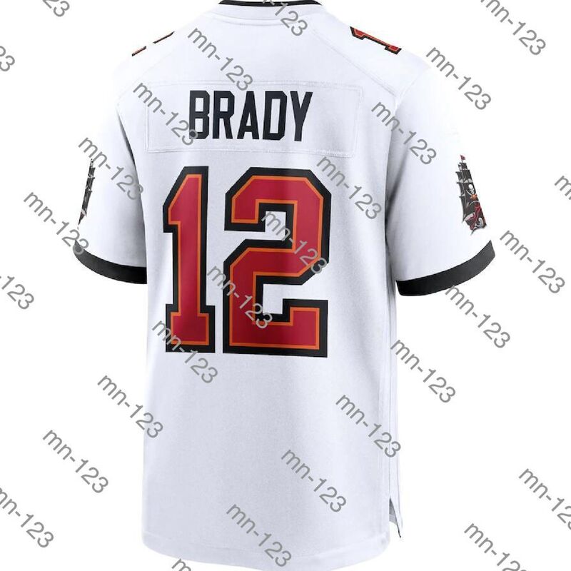 Haft amerykański koszulka Tom Brady Gronkowski Evans Godwin David mężczyźni kobiety dziecko młodzież biały czerwony szary Tampa Bay koszulka piłkarska