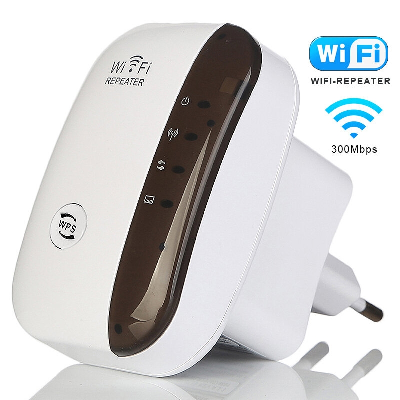 Wireless Wi Fi Repeater WiFi Extender 300Mbps Wifi Amplifier 802.11N Wi Fi Booster Jarak Jauh Repiter WiFi Pengulang Titik Akses