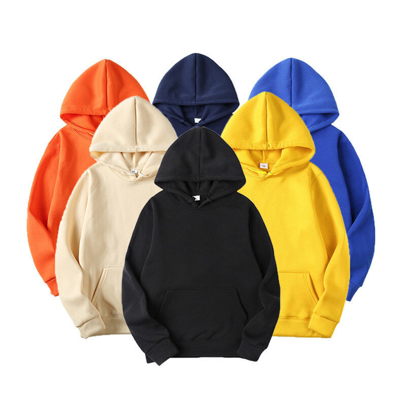 Men's Hoodies new Spring Autumn Male Casual Hoodies Sweatshirts Men's Solid Color Hoodies Sweatshirt Tops drop shipping