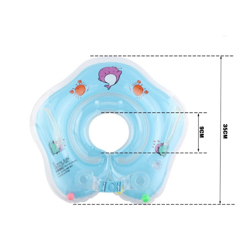 Natation bébé accessoires cou anneau Tube sécurité infantile flotteur cercle pour le bain gonflable flamant rose eau gonflable