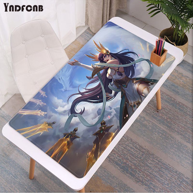 YNDFCNB Irelia Your Own Mats Durable Rubber Mouse Mat Pad Size for Cs Go LOL Game Player  PC Computer Laptop