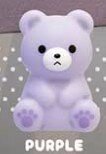 اليابان حقيقية متوهجة الدب مصباح الجلوس الموقف السيد الدب ليلة ضوء كبسولة اللعب Gashapon Kawai الاطفال اللعب هدية الكريسماس