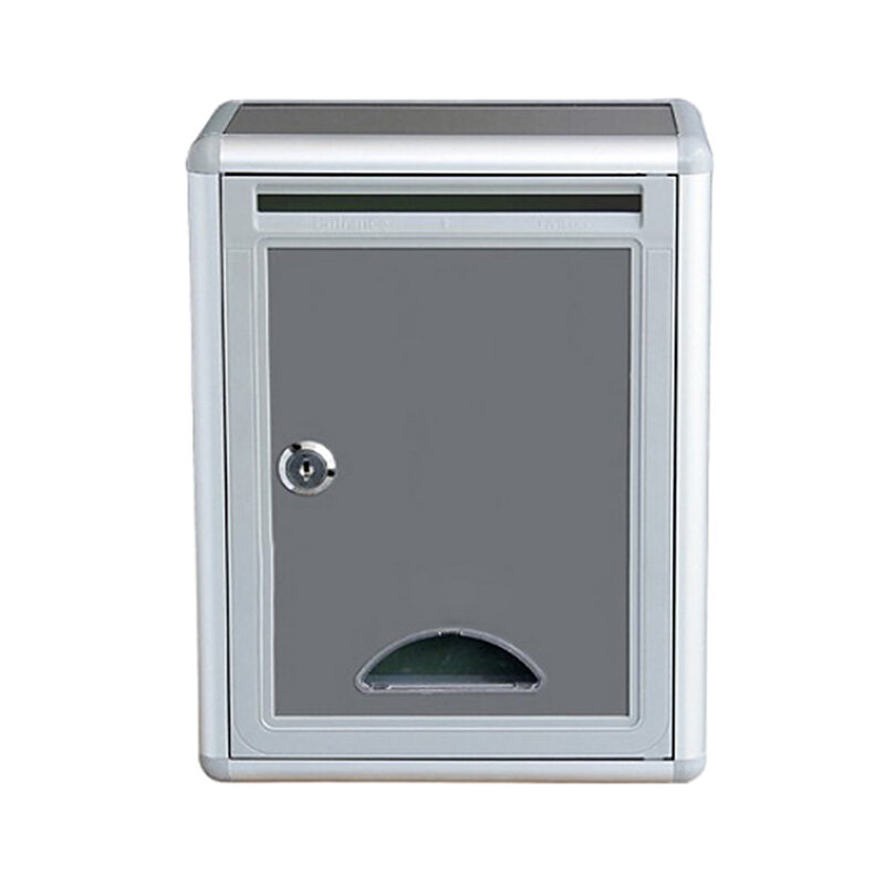 Metalen Mailbox Outdoor Security Locking Mailbox Brief Doos Suggestie Doos Krant Mail Brief Post Thuis Balkon Tuin Decor