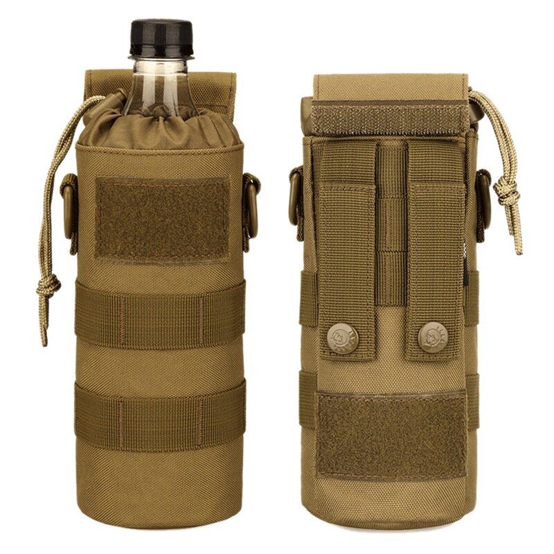 2021 New  Water Bottle Pouch Holster Outdoor Travel Kettle Bag Foldable Sleeve Waist Hanging Tactical Cup Bag Kettle Satchel