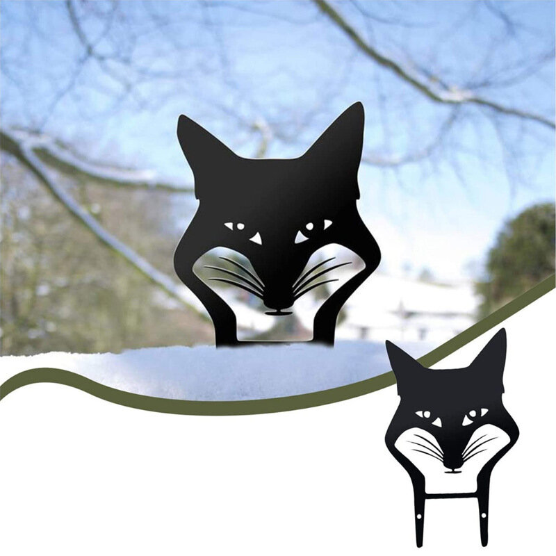 الاكريليك في الحديقة القط الأسود المعادن يبصر القط القط حديقة النحت الهدايا حديقة المنزل الحيوانات ساحة الفن حديقة الديكور النحت