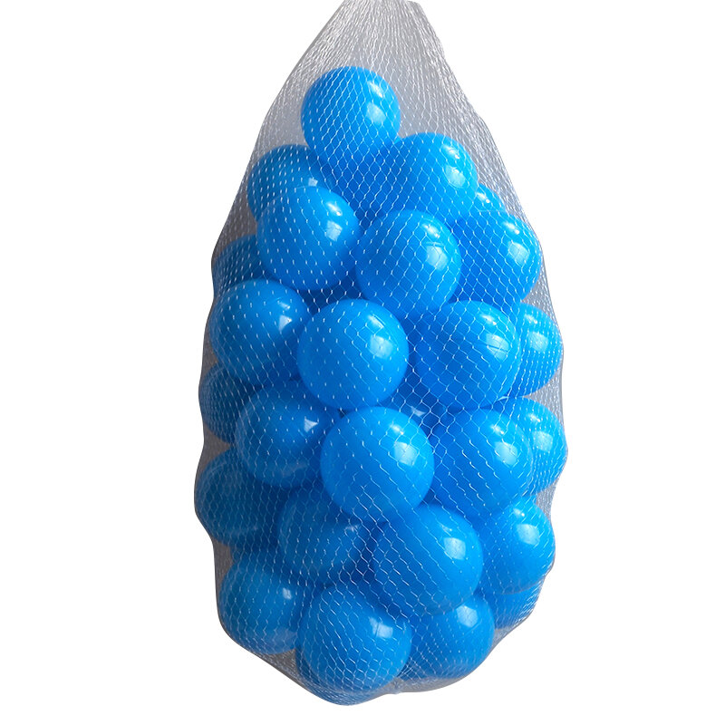 Bola de plástico para crianças, 50 segundos, ecológica, colorida, para piscina, ambiente interno, dia 7cm