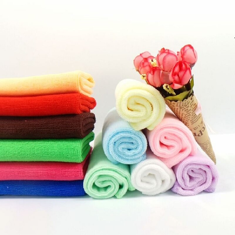 Asciugamano multiuso asciugamano fazzoletto asciugamano in microfibra asciugamano per pulizia auto 30*30