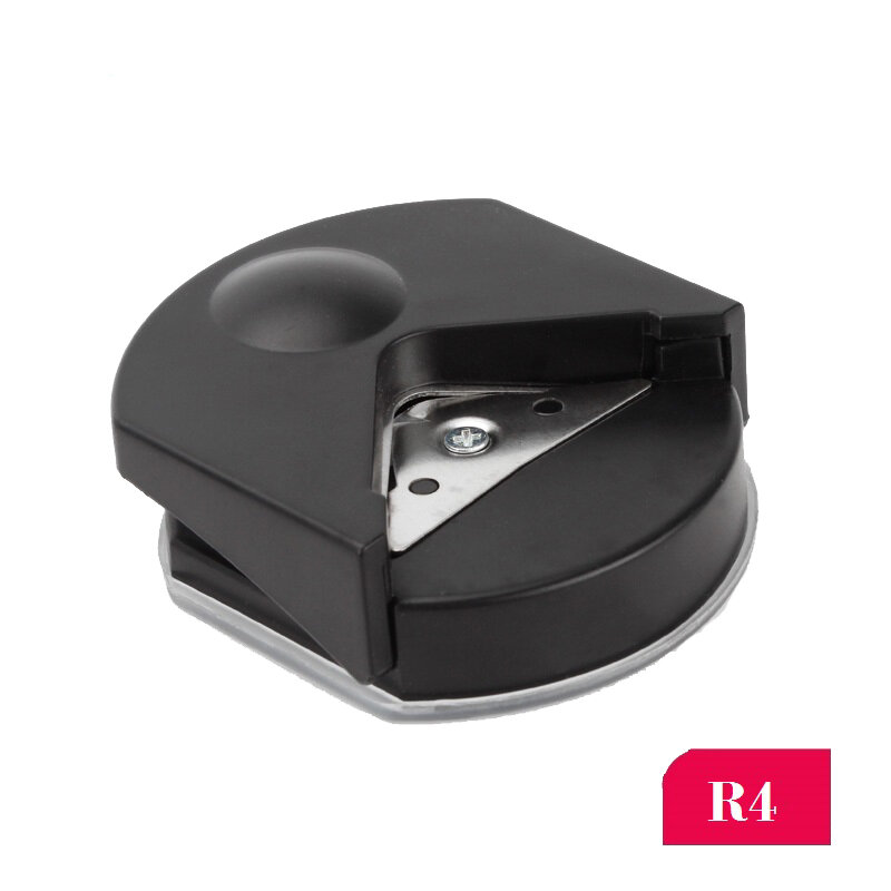 Perfurador de canto r4 para foto, cartão, papel; cortador de canto de 4mm perfurador de papel arredondado; ferramentas de corte arredondadas pequenas