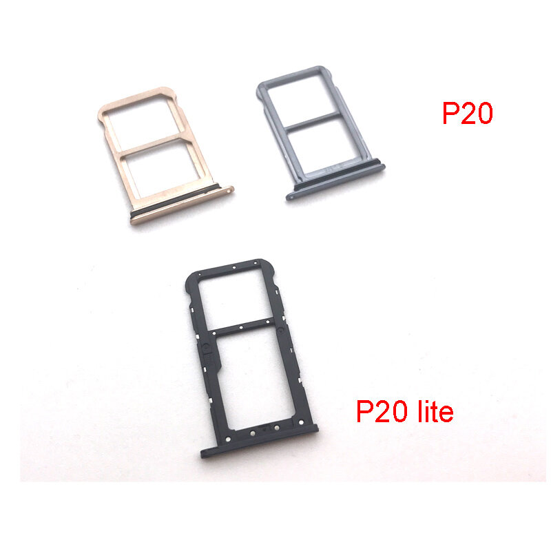 Untuk Huawei P20 Lite Pro SIM Card Tray Slot Holder Suku Cadang Perbaikan