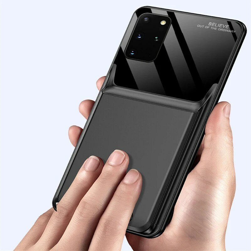 Araceli 10000 Mah dla Samsung Galaxy S20 S20 + Plus przypadku baterii inteligentny telefon stojak baterii pokrywa banku zasilania S20 ładowarka przypadku