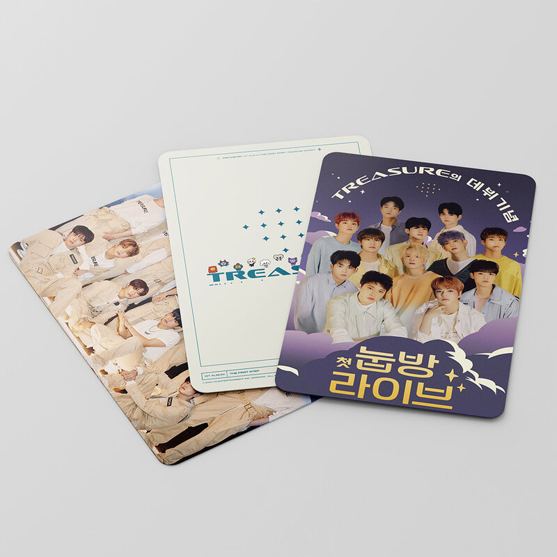 Kpop Treasure Lomo Card carta fotografica squisita Ins di alta qualità per la collezione di fan 54 unità/set