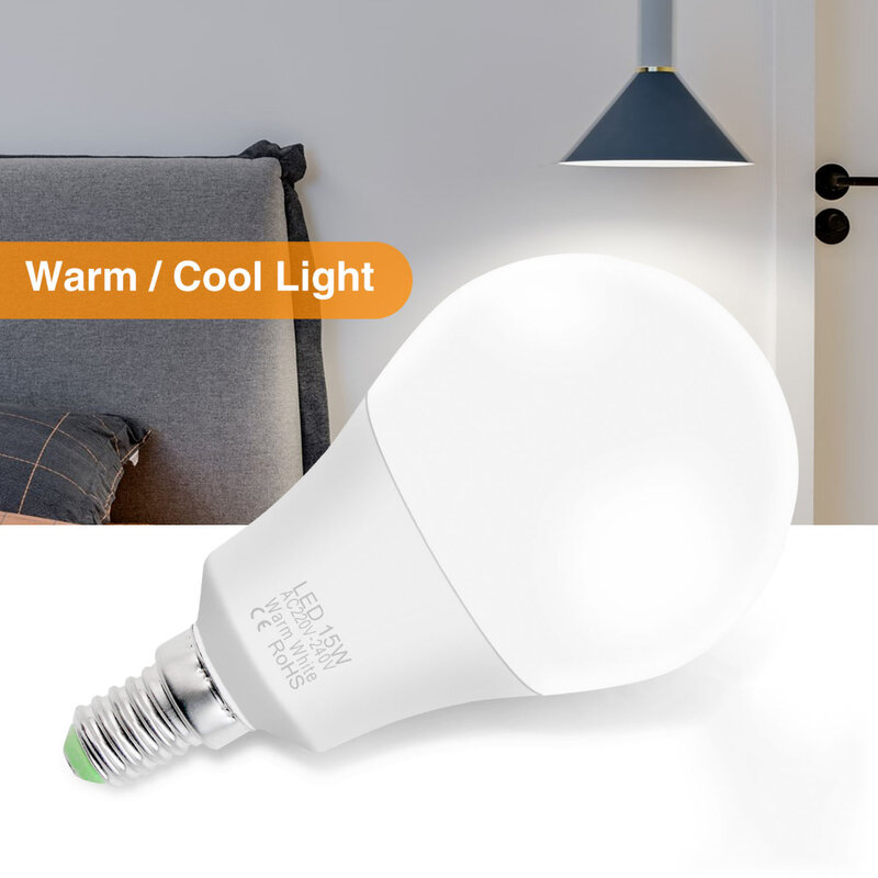 Led Gloeilamp E14/E26/E27 Voor Indoor Verlichting Woonkamer 3W/6W/9W/12W/15W/18W/20W Koud/Warm Licht 220V Led spotlight Bulb Lamp