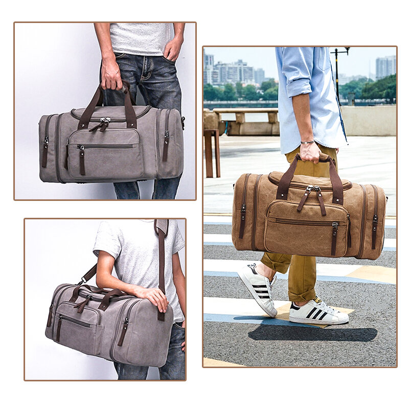 MARKROYAL lona bolsas de viaje de gran capacidad bolsas de equipaje de mano de lona bolsa de bolso de fin de semana Dropshipping. Exclusivo.