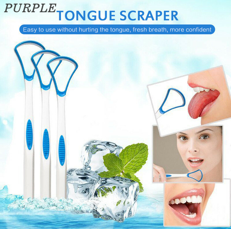 Clean Surface Of Tongue Oral Tongue Scraper Food IPR Material Oral Tongue Eliminating Bad Breath Brush Not Hurt Tongue Oral Care