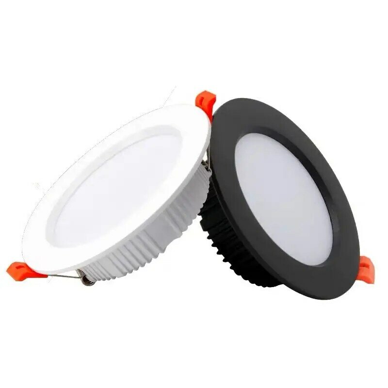 LED Downlight 3W 5W 7W 9W 12W 15W 18W Thick aluminum Recessed LED Spot Lighting 220V 110VBedroom Kitchen Indoor down light