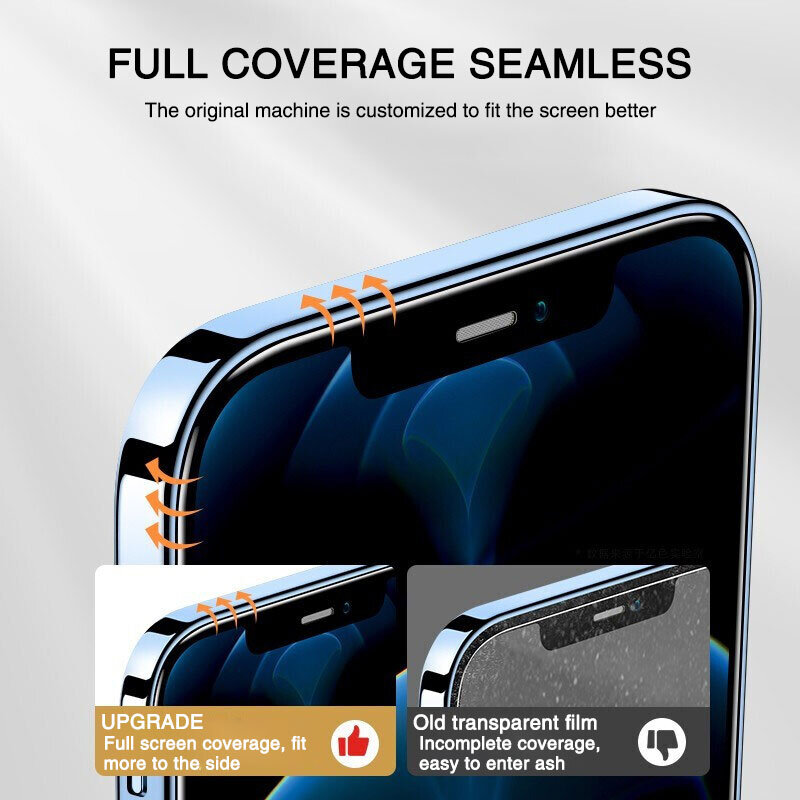 30D Full Cover Ốp Bảo Vệ Cho iPhone 11 12 13 14 Pro Max X XR XS Tấm Bảo Vệ Màn Hình Trên iPhone 13 Pro XR 6S 7 8 Plus SE Kính
