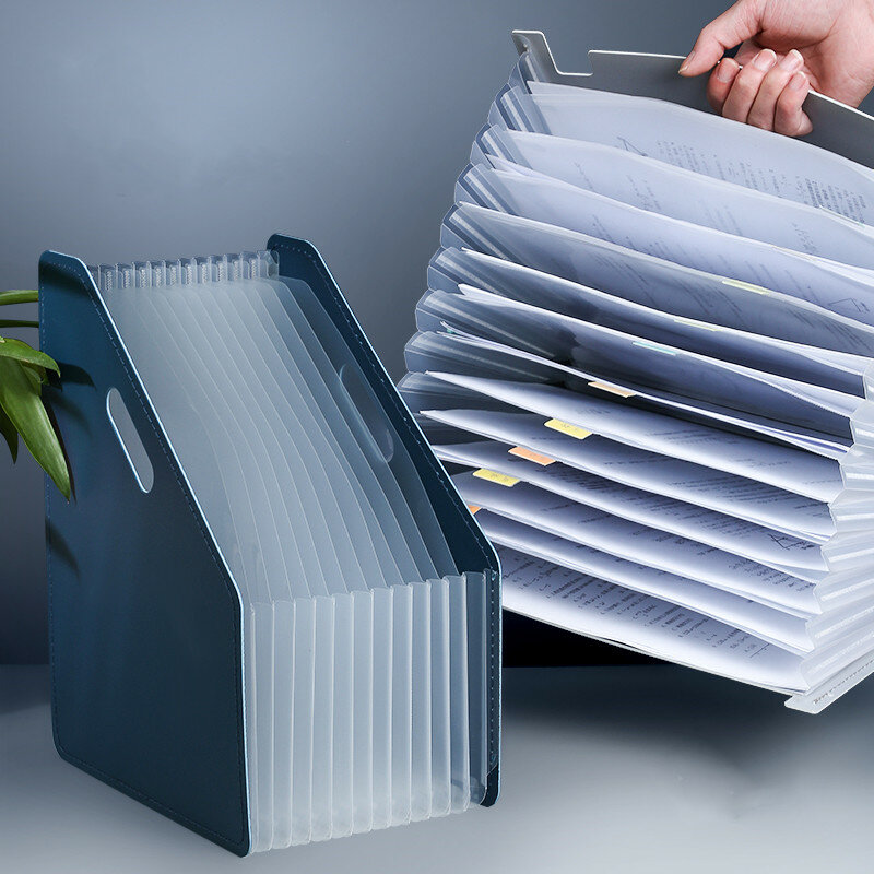 2021 neue Ankunft Schreibtisch Datei Ordner Dokument Papier Organizer Lagerung Inhaber Multilayer Ausbau Box Schule Büro Schreibwaren