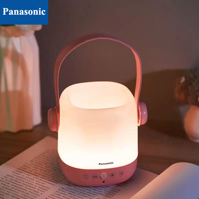 Panasonic – lampe de chevet avec capteur de corps, Rechargeable par USB, idéale pour la Table de chevet d'un enfant ou la chambre d'un bébé