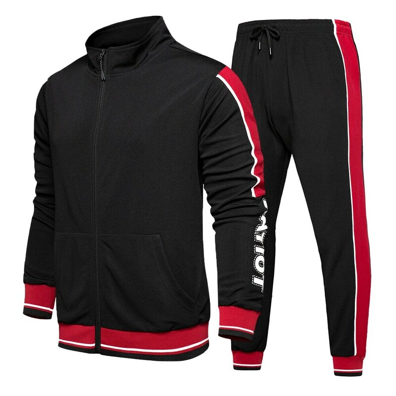 Maglione Cardigan con cerniera a contrasto di colore primavera e autunno 2021 New Sports Suit, abbigliamento sportivo All-match confortevole e alla moda