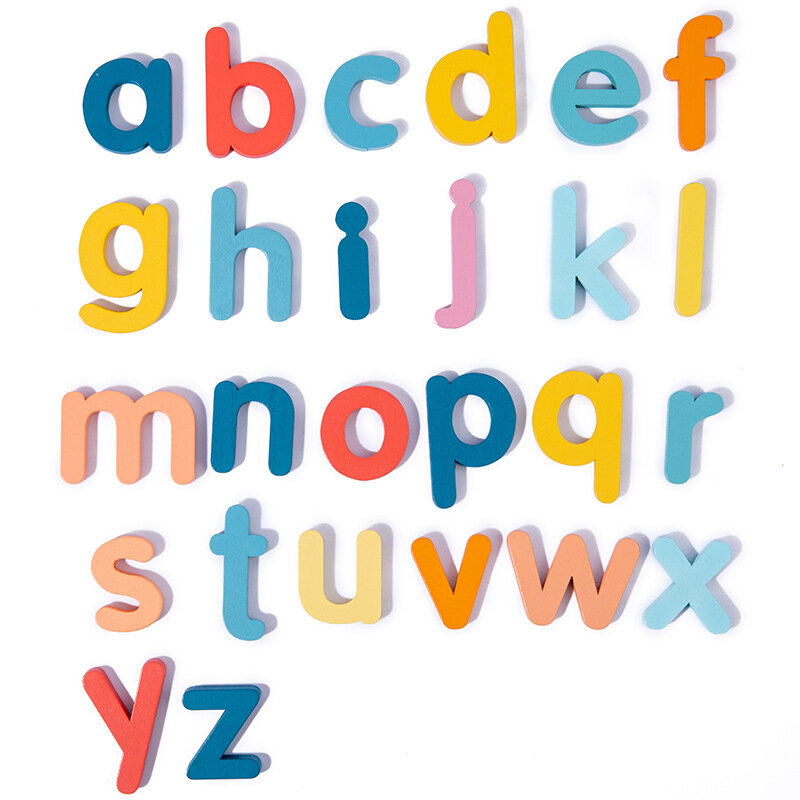 Novo crianças de madeira ortografia palavra jogo de quebra-cabeça brinquedo educativo para crianças inglês alfabeto cartões carta aprendizagem brinquedos blocos madeira