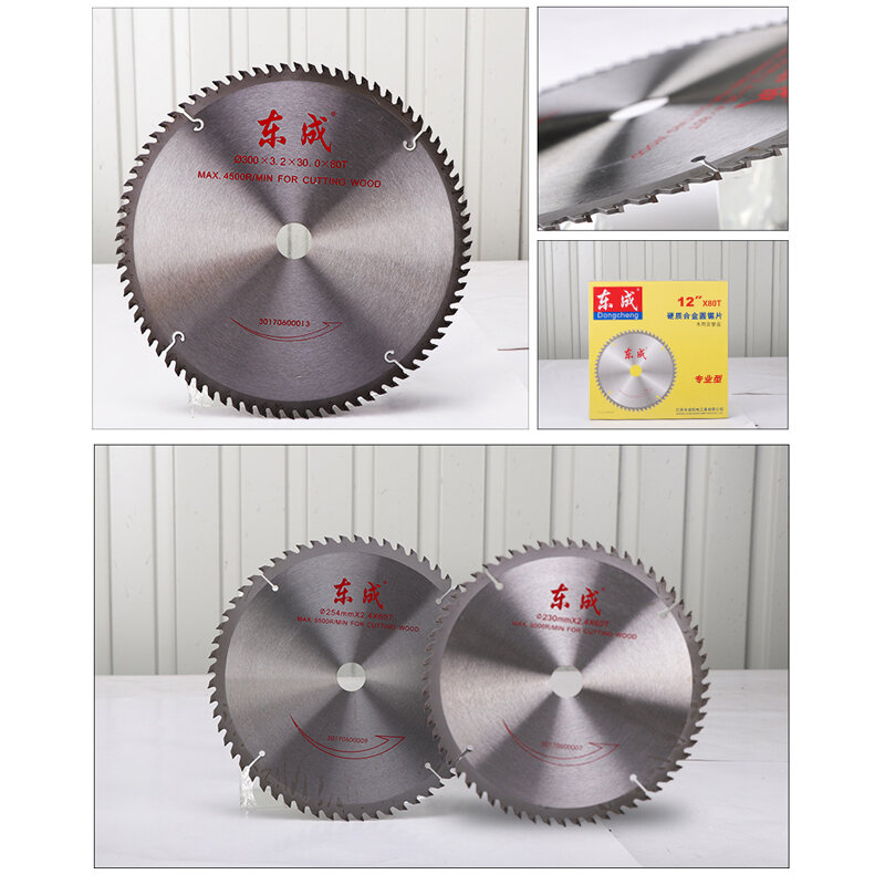 Dong Cheng-hojas de sierra Circular de Metal para cortar madera, disco de aluminio, cerámica, 7/ 9/10/12 pulgadas, cuchillas de corte de diamante