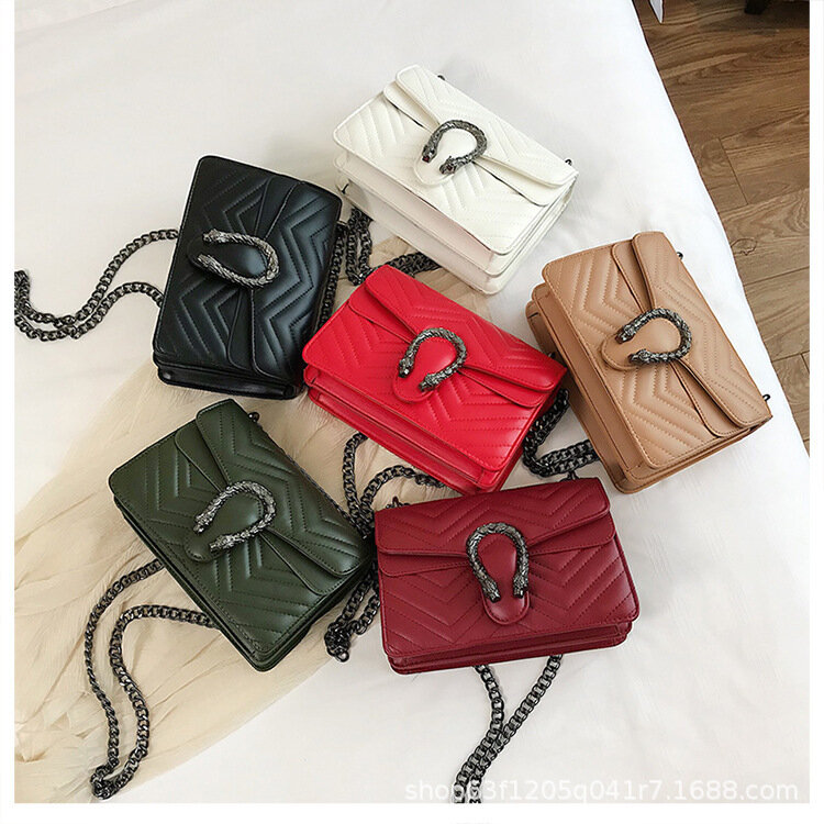 Quality PU Leather Female Bag Luxury Handbags Women Street Fashion Casual Small Square crossbody Bag shoulder Messenger Bag