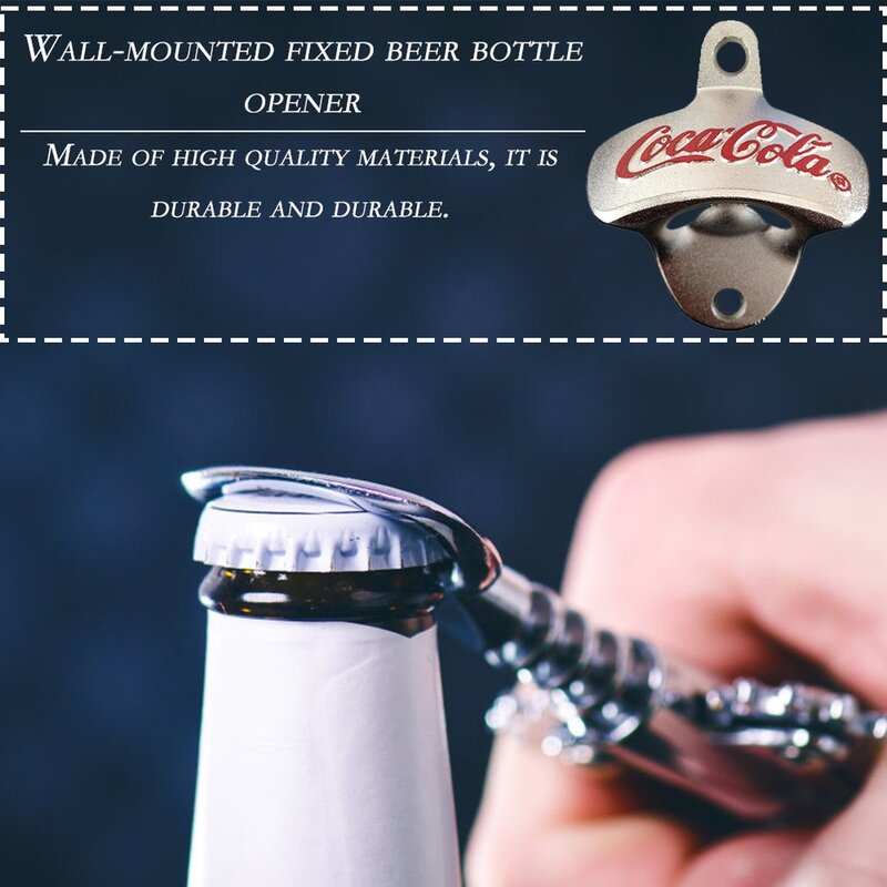 Nice-looking Beer Opener Funny Wall Hanging Type Beer Opener Unique Beer Bottle Opener Durable Home Kitchen Tool Business Gift