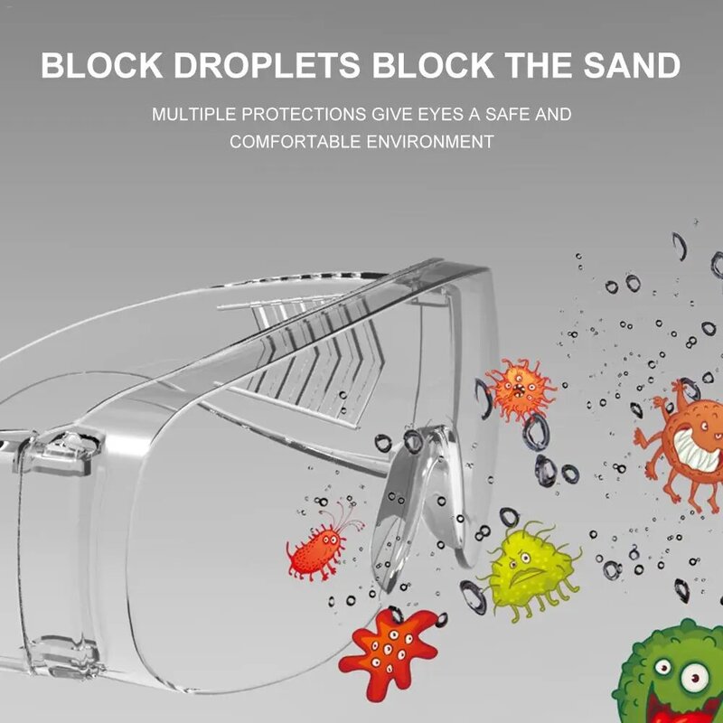 Clear Lens Bril Anti-Splash Outdoor Winddicht Zand-Proof Kinderen Anti-Druppel Goggles Voor Oogbescherming veilige Bril