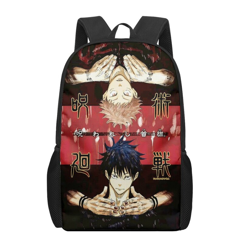 Mochilas escolares para meninos e meninas do julongsu kaisen, mochilas escolares com estampa de anime para estudantes
