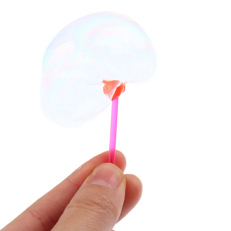 Bolha mágica cola brinquedo soprando colorido bolha bola balão de plástico não vai estourar seguro para crianças meninos meninas presentes