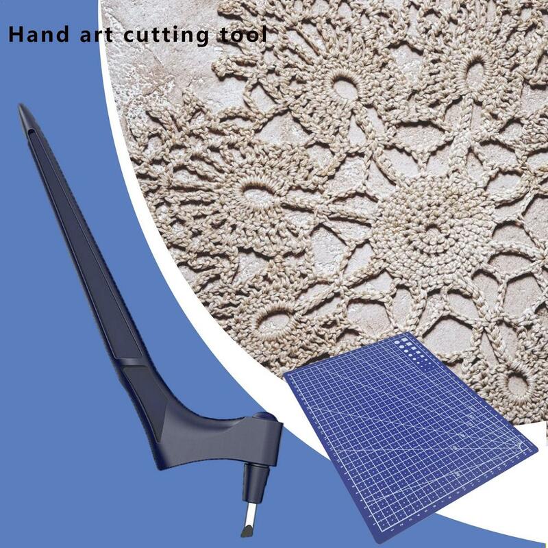 Obrót o 360 stopni narzędzie do cięcia sztuki ze stali nierdzewnej Craft Cutter Handheld grawerowanie cięcie papieru narzędzie ręczne narzędzie do cięcia sztuki