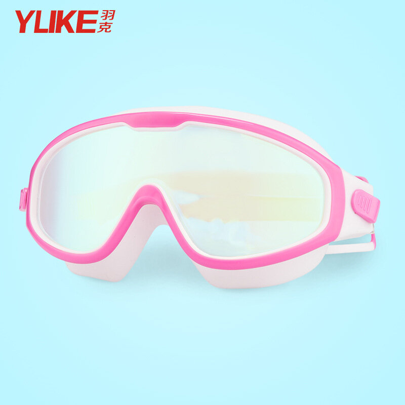 Gafas de natación profesionales para niños, anteojos con tapones para los oídos, antiniebla, UV, Multi, nueva moda