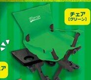 اليابان حقيقية اللعب الأرواح مقعد الصيد التخييم طوي الكراسي الجداول P3 كبسولة اللعب Gashapon أثاث مصغر الحلي