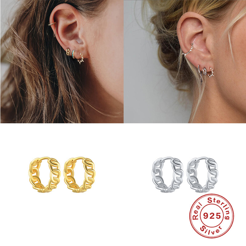 925 Sterling Silver Studs Earrings for Women Gold Silver Color Tiny waterdrop Crystal Zircon Earrings Minimalist Jewelry A30