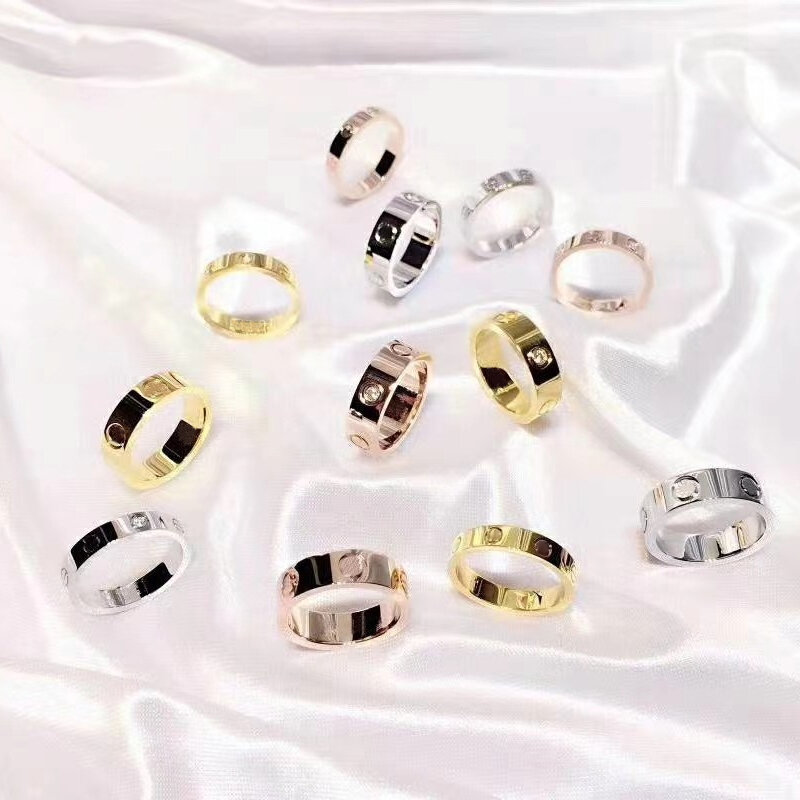 2021 trend 100% srebro pozłacane K złota musujące gypsophila pierścień wysokiej jakości luksusowe biżuteria dla mężczyzn i kobiet