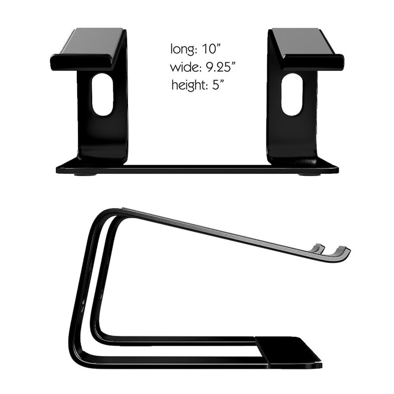 Non-Skid Laptop Stand Alloy Folding Tablet Holder Adjustable Support Notebook Bracket Raiser Metal Base PC/Computer Accessories