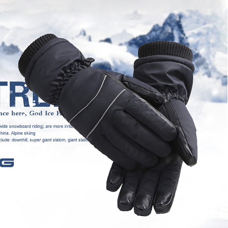 Unisex touchscreen luvas de esqui dedo cheio inverno térmica quente ciclismo bicicleta ao ar livre acampamento caminhadas luvas da motocicleta