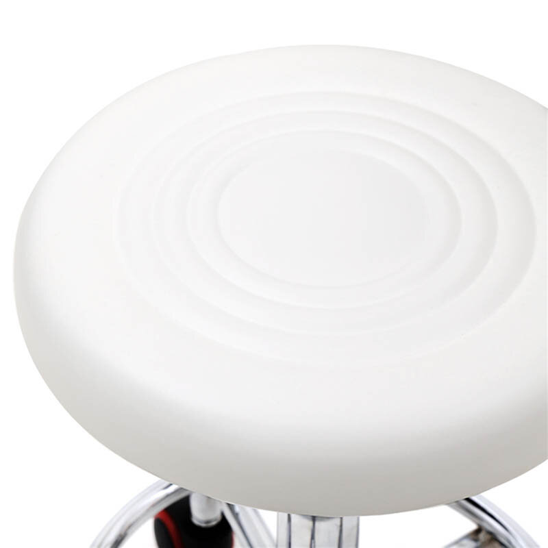 Adjustable Round Salon Stool with Back and Line Rolling Swivel Bar Stool Tattoo Massage Spa Chair Home Furniture Office Chair