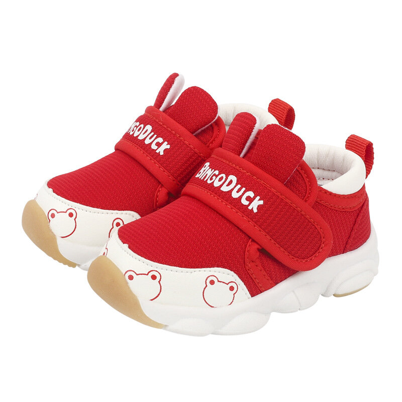 New Toddler Shoes for Boys and Babies 0-3 Years Old Spring and Autumn Infant Shoes Female Baby Soft-soled Non-fading Cloth Shoes
