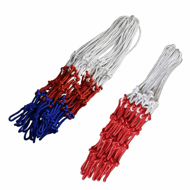 1PC Basketball Rim Mesh Net Standard Nylon Thread 12 Loops Basketball Hoop Mesh Net Backboard Supplies For Outdoors Indoors