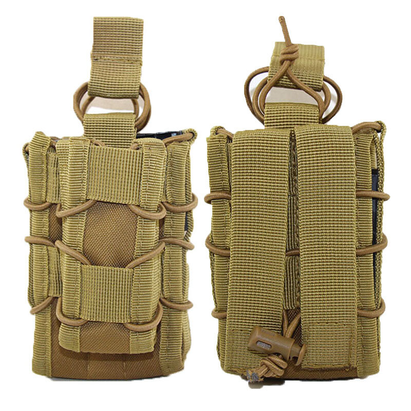 مجلة Airsoft الحقيبة العسكرية التكتيكية مول للبندقية M4 / M14 / AK /G3 الصيد كرات الطلاء مجلة كيس مزموم