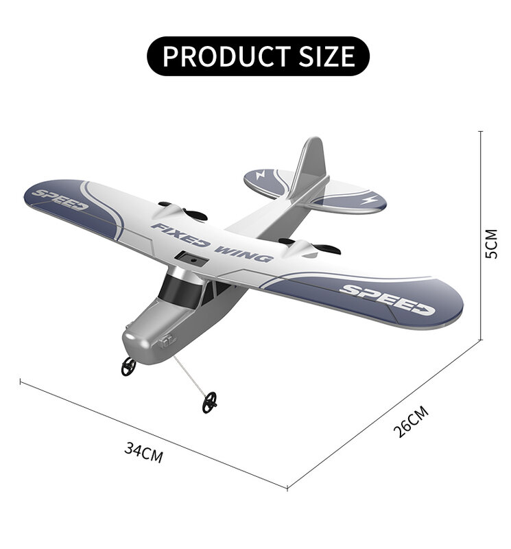 TY9 Drone Glider 2.4GHz เริ่มต้นเครื่องบิน RC รีโมทคอนโทรล Hand โยนเครื่องบินโฟมไฟฟ้ากลางแจ้งเครื่องบิน Marquee