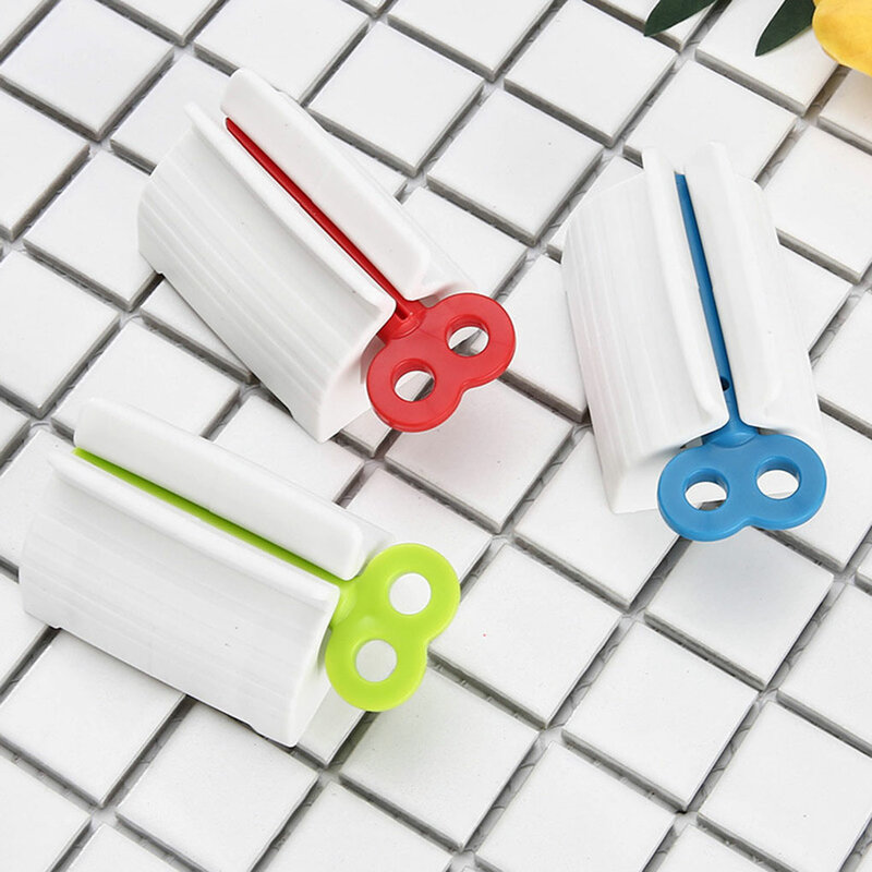 Exprimidor de Tubo dispensador de pasta de dientes para pasta de dientes, limpiador Facial de plástico, prensa para accesorios de baño, 3 uds.