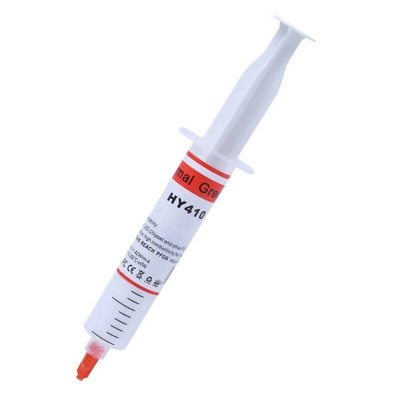 2021 New 30G HY410-TU20 White Thermal Grease CPU Chipset Cooling Compound Silicone Paste
