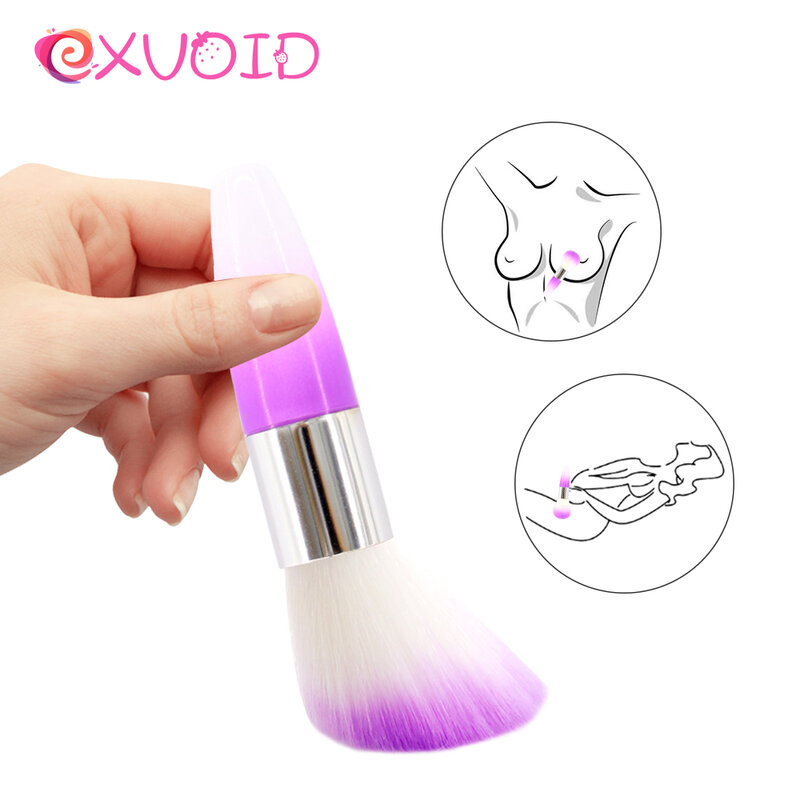 EXVOID-varita mágica para mujer, cepillo de maquillaje para coqueteo, masajeador, palo, Juguetes sexuales sin vibrador, productos eróticos para adultos, masturbador femenino